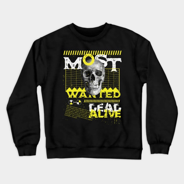 Most Wanted Radioaktiv Crewneck Sweatshirt by RadioaktivShop